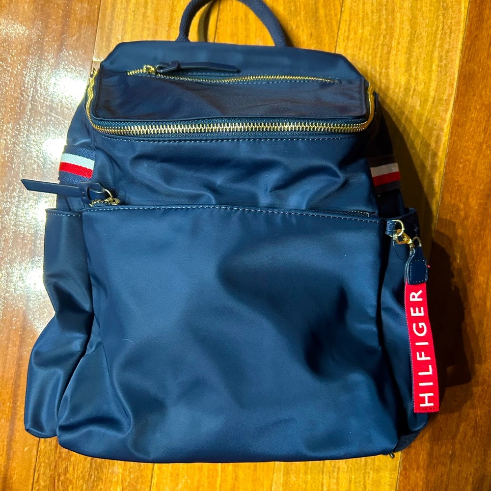 NWOT Tommy Hilfiger women’s backpack. Large dark blue